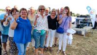 Französische Gäste aus La Londe besuchen WallUFER Wein am Rhein